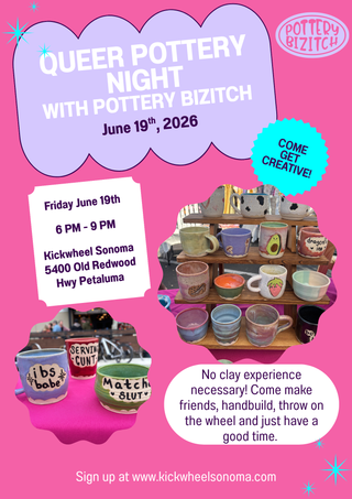 Queer Pottery Night (June) Pride Month!!