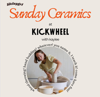 Lil’ Clay Grl presents: Sunday Ceramics [Fall]