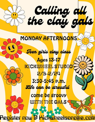 Clay Gals [Monday Afternoon, 2/3-2/24